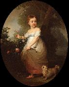 Vladimir Lukich Borovikovsky Portrait of Elena Naryshkina oil painting